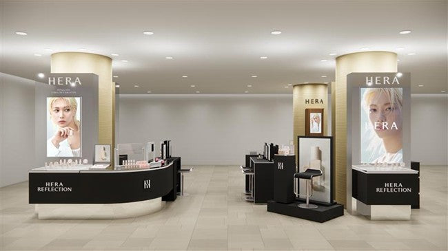 HERA REFLECTION SKIN GLOW FOUNDATION POP UP SHOP