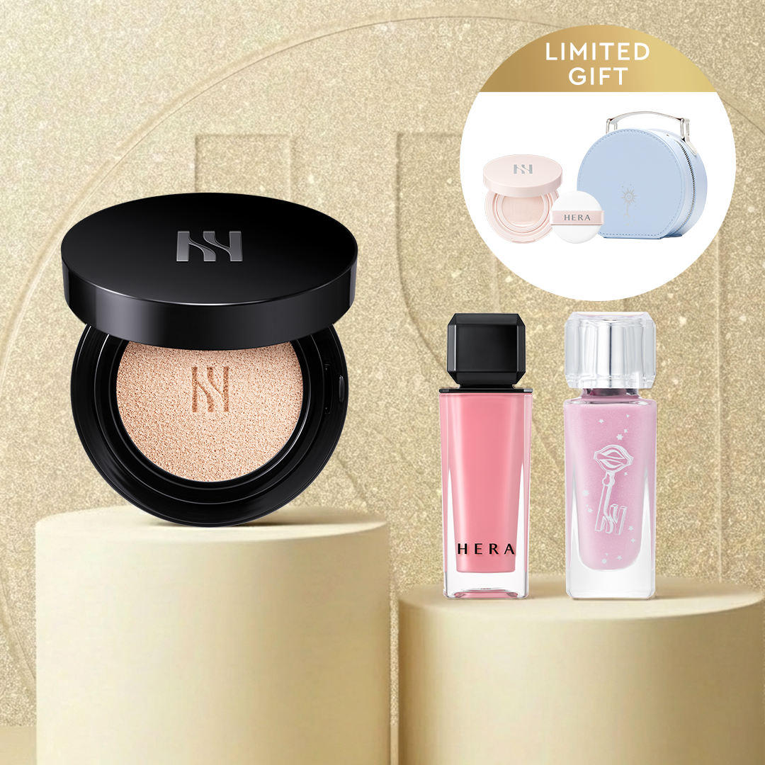 ラッキーバッグリップメイクセット( ブラック クッション ファンデーション)